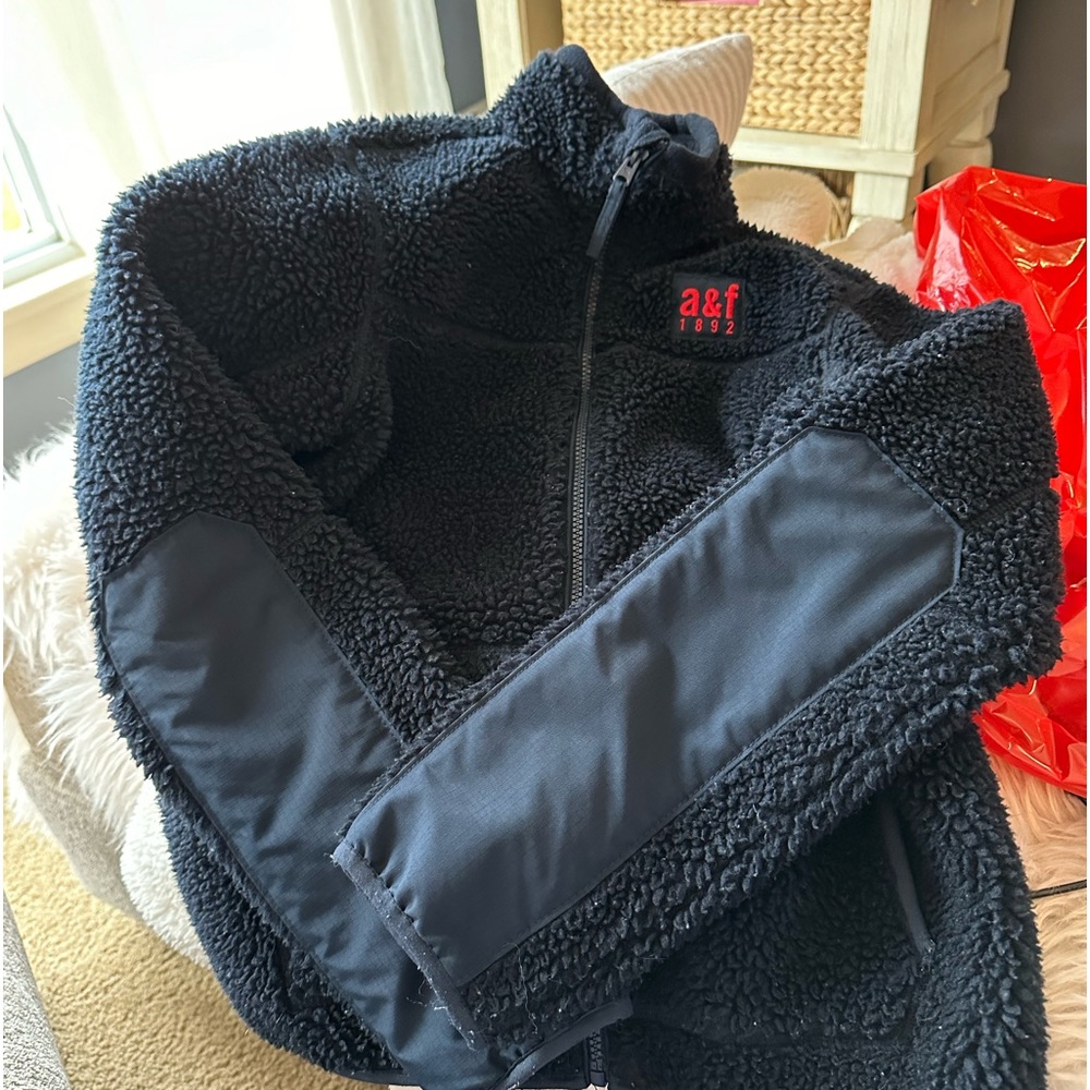 Boys zip up fleece coat